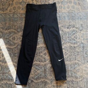 Nike Pro Kids Black Active Leggings - L
